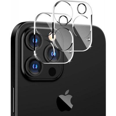 [2-PACK] Kameralinsskydd i Härdat Glas iPhone 12 Pro Max - Clear