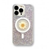 BOOM iPhone 12 Pro Max Mobilskal Magsafe Drop-Proof - Vit Flower