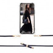 Boom iPhone 12 & 12 Pro skal med mobilhalsband- Rope Black