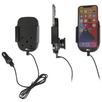 Brodit Aktiv Qi-hållare med cigg-kontakt 718236 (iPhone 12 Pro Max)