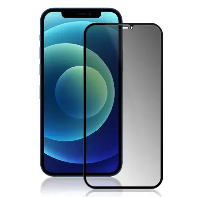 [BULK 1st] iPhone 12 Pro Max Härdat Glas Skärmskydd - Privacy