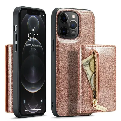 DG.MING M3 Series Mobilskal till iPhone 12 Pro Max Roséguld 2-i-1