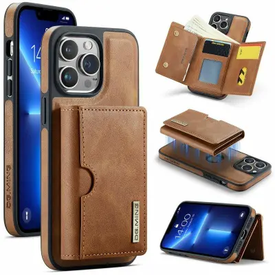 DG.MING M6 Series Mobilskal till iPhone 12 Pro Max Magnetiskt Brun