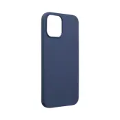 Forcell Mjukt Silikon Matt Skal till iPhone 12 PRO MAX Mörkblå