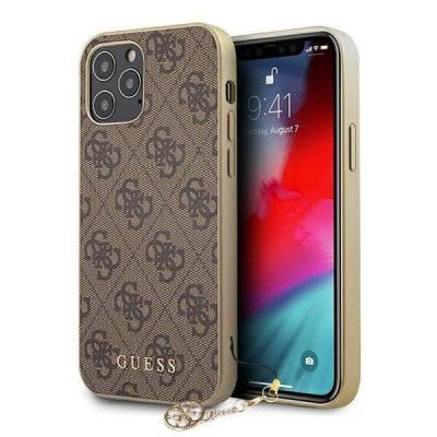 Guess iPhone 12 Pro Max Skal Charms Collection - Brun