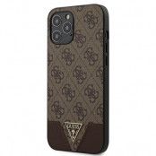 Guess iPhone 12 Pro Max Skal 4G Triangle Brun