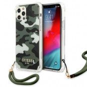 Guess iPhone 12 Pro Max Skal Camo Collection - Grön