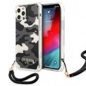 Guess iPhone 12 Pro Max Skal Camo Collection - Svart