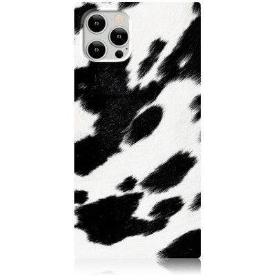 iDecoz Square Case - Animal Print (iPhone 12 Pro Max) - Cow