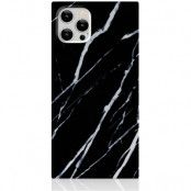 iDecoz Square Case - Marble (iPhone 12 Pro Max) - Svart