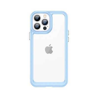 iPhone 12 Pro Max Skal Outer Space med en Gelram - Blå