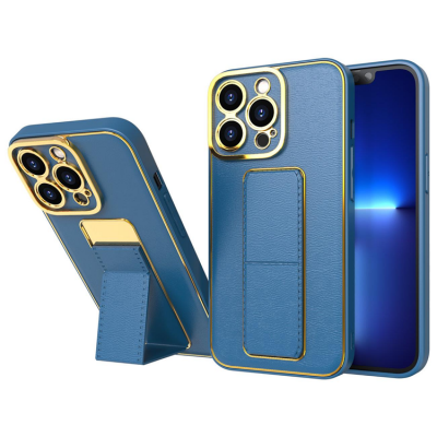 iPhone 12 Skal Kickstand - Blå