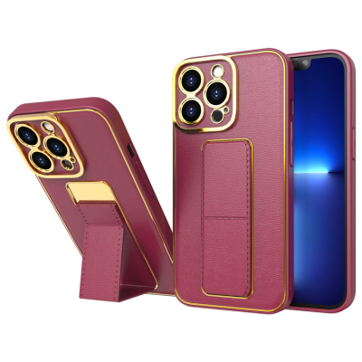 iPhone 12 Skal Kickstand - Röd