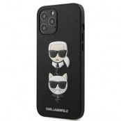 Karl Lagerfeld iPhone 12 Pro Max Skal Ikonik Karl & Choupette Head