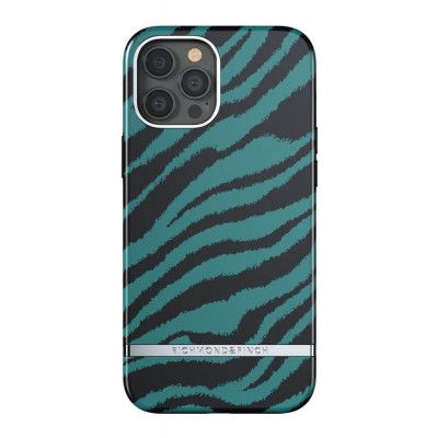 Richmond & Finch iPhone 12 Pro Max Skal Emerald Zebra