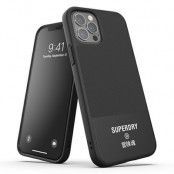 SuperDry Molded Canvas Skal iPhone 12 Pro Max - Svart