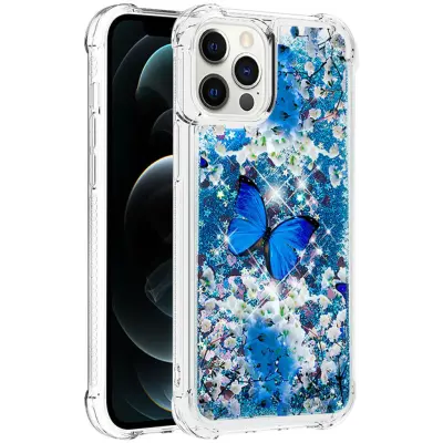 Trolsk Liquid Glitter Case - Butterfly (iPhone 12 Pro Max)