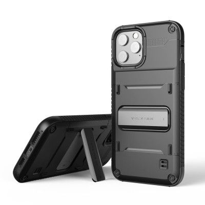 VRS DESIGN Damda QuickStand iPhone 12 Pro Max Skal - Svart