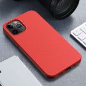 Wheat Straw Eco-Vänling Mobilskal iPhone 12 Pro Max - Röd