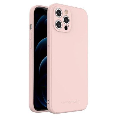 Wozinsky Color Silikon Flexible iPhone 12 Pro Max Skal - Rosa