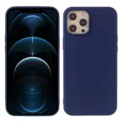 X-LEVEL Mobilskal till iPhone 12 Pro Max i Flytande Silikon - Blå