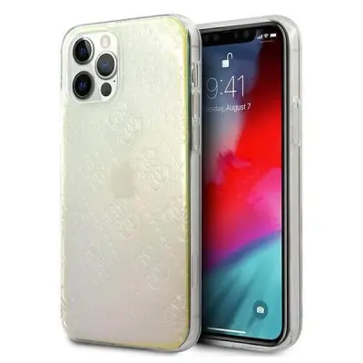 Guess iPhone 12&12 Pro skal 3D Pattern Collection opal