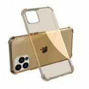 iPhone 12 / 12 Pro Shockproof Skal - Guld Transparent