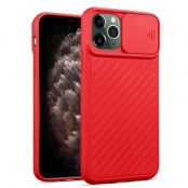 iPhone 12 / 12 Pro Skal med Kameraskydd - Röd