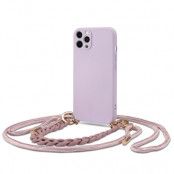 iPhone 12 Pro Halsbandsskal Icon Chain - Violett