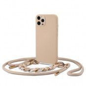 iPhone 12 Pro Halsbandsskal Icon Rope - Beige