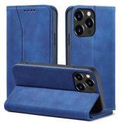 iPhone 12 Pro Plånboksfodral Magnet Fancy - Blå