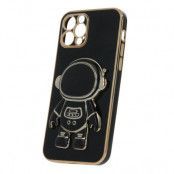 iPhone 12 Pro Skal Astronaut Svart Skyddande Fodral