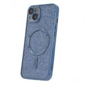 iPhone 12 Pro Skal Glitter Blå Chrome Magsafe - Skyddande Fodral
