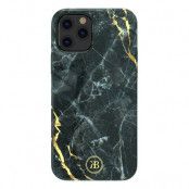 Kingxbar Marble Mobilskal iPhone 12 & 12 Pro - Svart