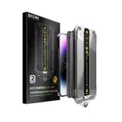 LIVSTIDSGARANTI - BOOM iPhone 12 Pro Privacy Härdat Glas Skärmskydd - 2 Pack