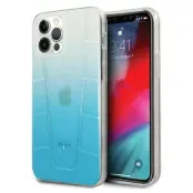 Mercedes Case iPhone 12&12 Pro Skal Blå Transparent Line