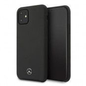 Mercedes Silicone Line Skal till iPhone 12 / 12 Pro - Svart