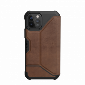 Metropolis Wallet Case iPhone 12/12 Pro Leather Brown