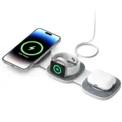 3in1 MagSafe Trådlös Laddare iPhone, Apple Watch, Airpods