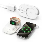 3in1 MagSafe Trådlös Laddare iPhone, Apple Watch, Airpods