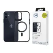 3MK iPhone 12/12 Pro Mobilskal MagSafe Satin Armor - Svart
