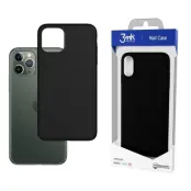 3MK iPhone 12/12 Pro Mobilskal Matt - Svart