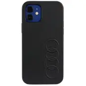 Audi iPhone 12/12 Pro Mobilskal Synthetic Läder - Svart