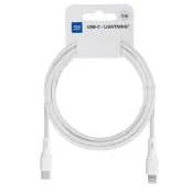 Blue Star USB-C - Lightning Kabel 1m 27W 2.4A - Vit