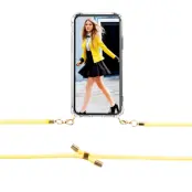 Boom iPhone 12 & 12 Pro skal med mobilhalsband- Rope Yellow