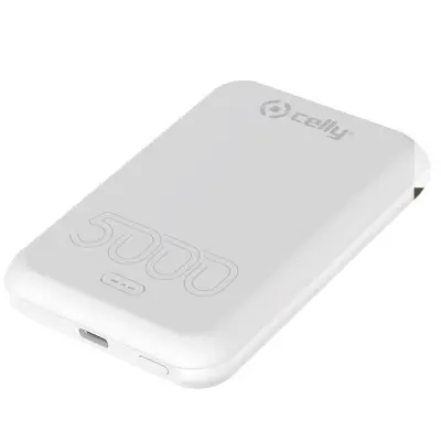 Celly PowerBank 15W MagSafe Trådlös laddning 5000mAh