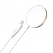 Choetech Magnetic Magsafe Trådlös Laddare 15W - Guld