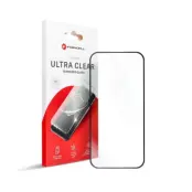 Forcell iPhone 12/12 Pro Härdat Glas Skärmskydd Ultra Clear - Svart