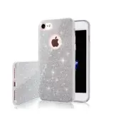 Glitter Skal till iPhone 12/12 Pro, Silver