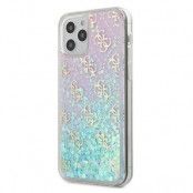 Guess Skal iPhone 12 & 12 Pro Gradient Liquid Glitter - Rosa